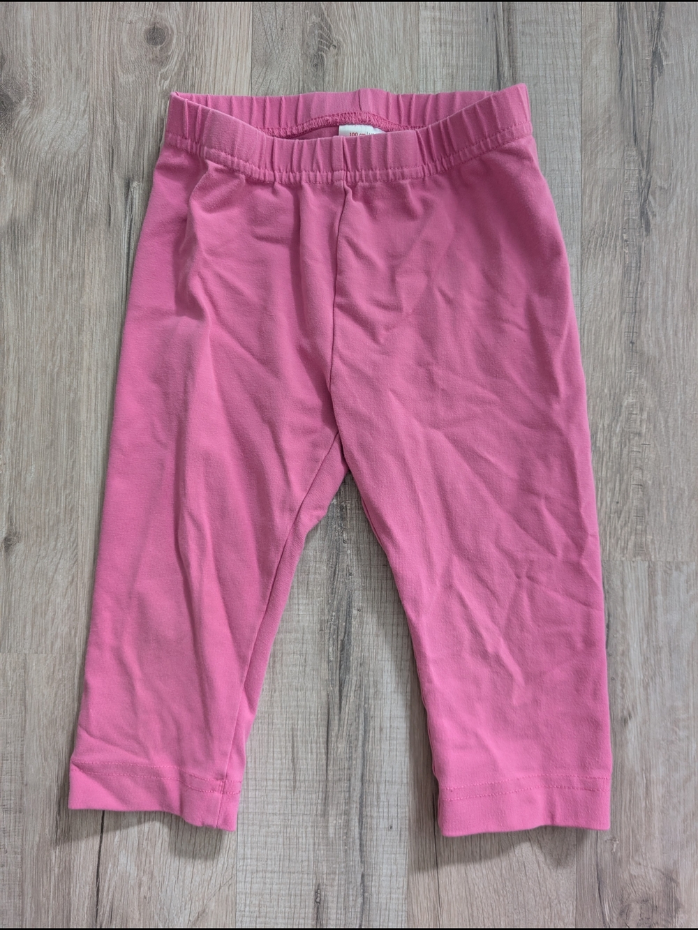 Hanna Andersson Pink Girls Stretch Cotton Crop Capri Leggings, 4T (V6)